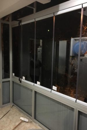 pvc üstü cam balkon